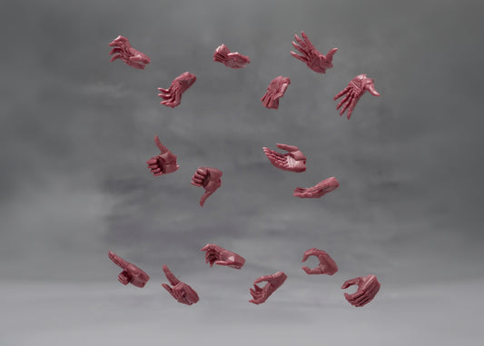 Megalomaria Unlimited Universe M.S.G. EX Hand Unit (Male Type A) (Red Ver.)