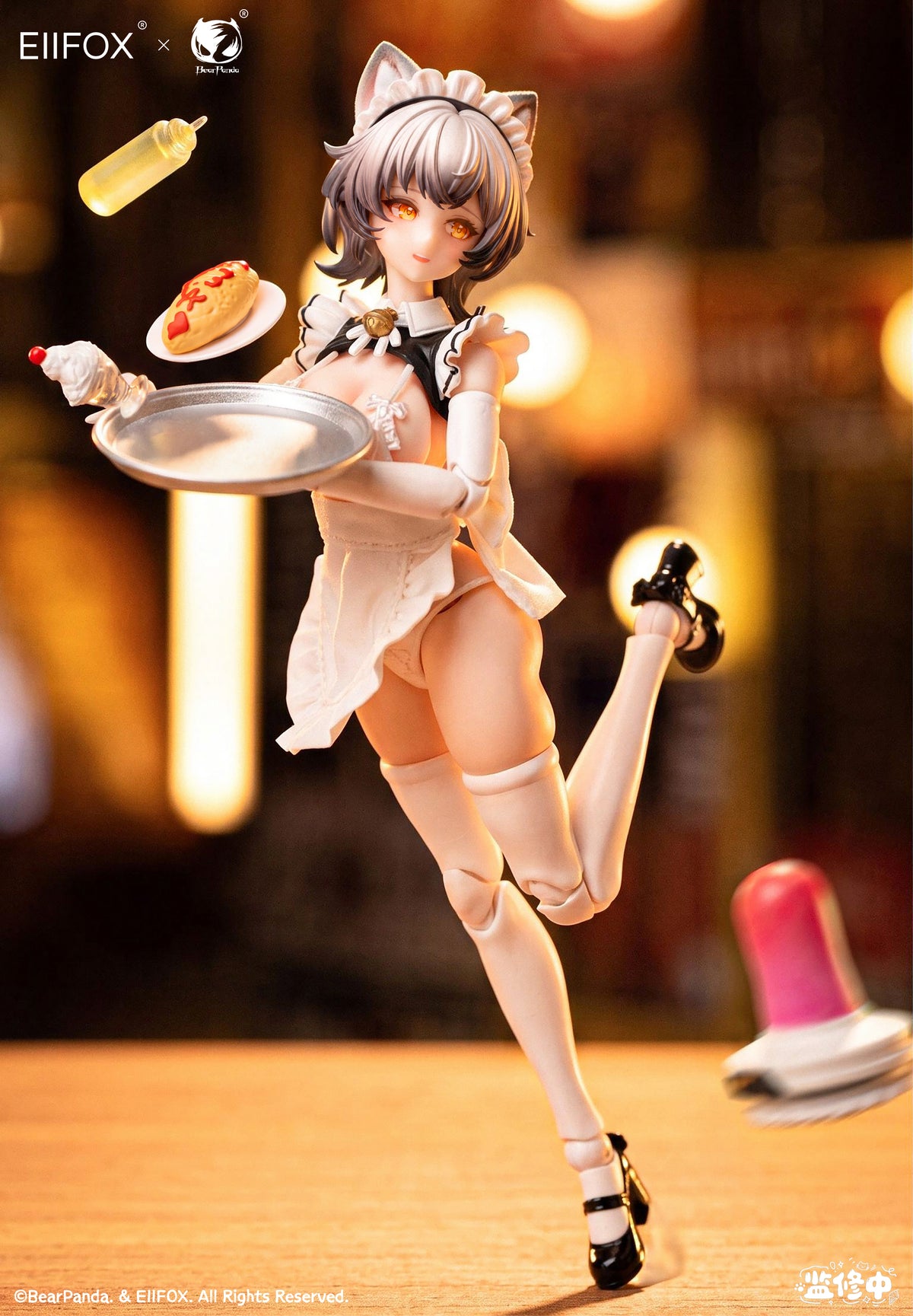 EIIFOX Cat Maid Puding 1/12 Scale Figure