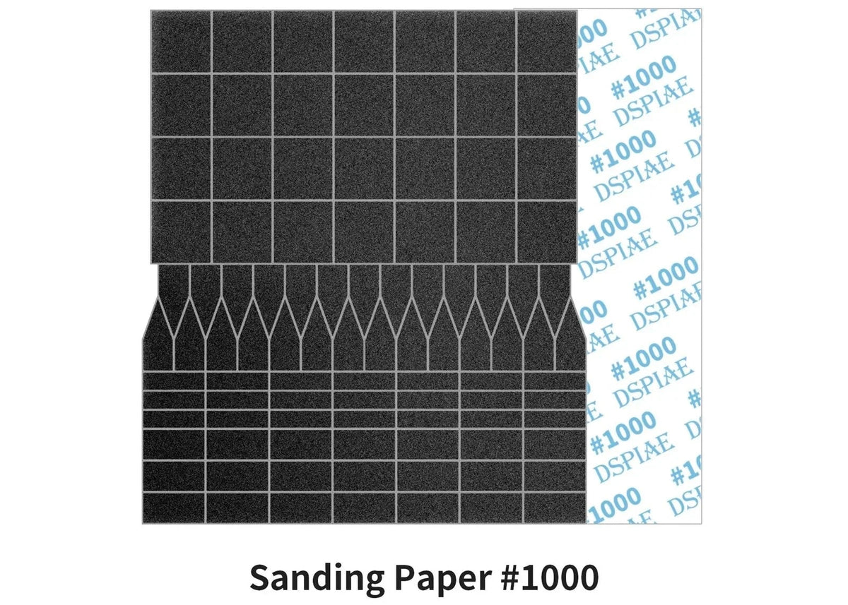 DSPIAE SP-ES10 Sanding Paper for Flat Reciprocating Sanding Head #1000
