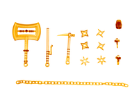PLA-ACT Option Series 04 Shinobi 2 (Clear Orange Ver.) Accessory Kit