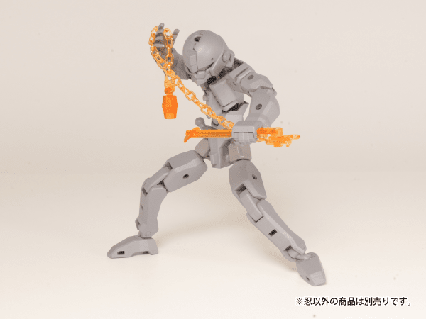 PLA-ACT Option Series 04 Shinobi 2 (Clear Orange Ver.) Accessory Kit