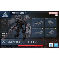 Armored Core VI Fires of Rubicon 30 Minutes Missions Weapon Set 07 Option Parts Set