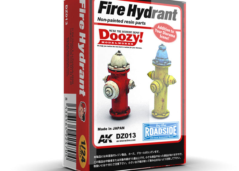 Doozy 1/24 Fire Hydrant resin diorama accessory