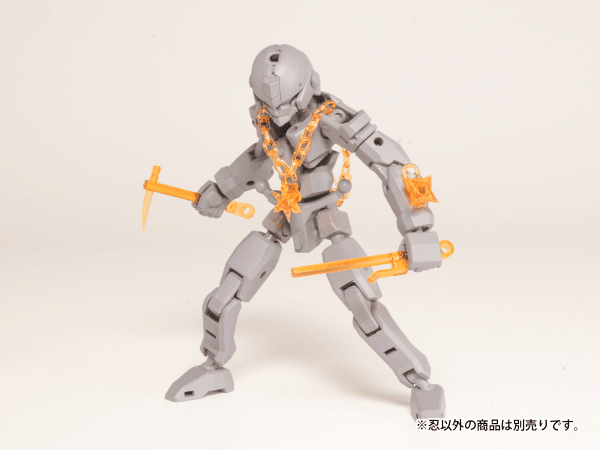 PLA-ACT Option Series 04 Shinobi 2 (Clear Orange Ver.) Accessory Kit