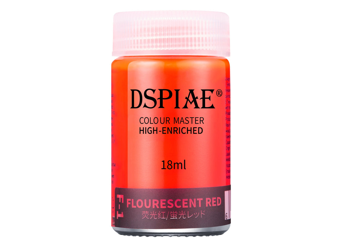 DSPIAE F-1 Lacquer Flourescent Color Flourescent Red