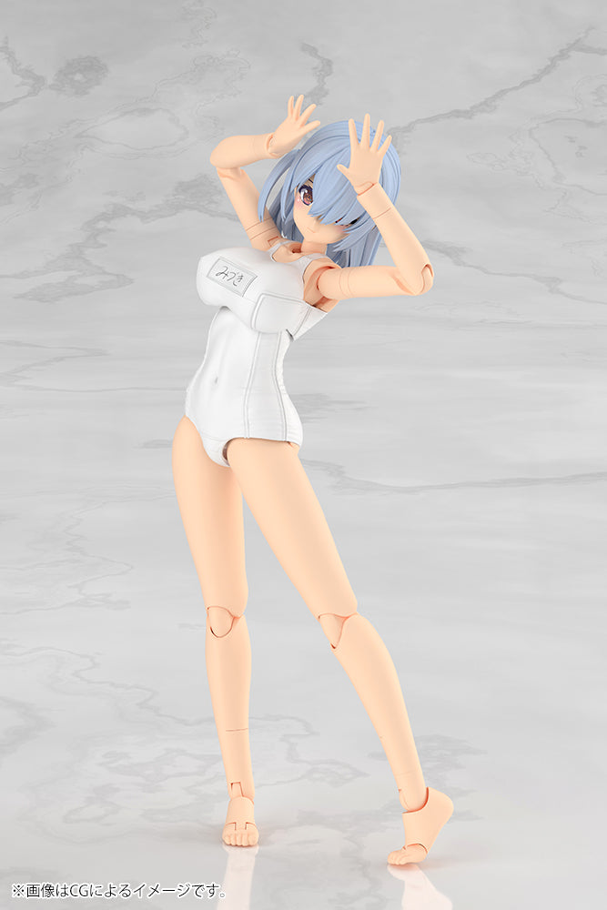 Frame Arms Girl Mizuki (School Swimsuits White Ver.) Model Kit