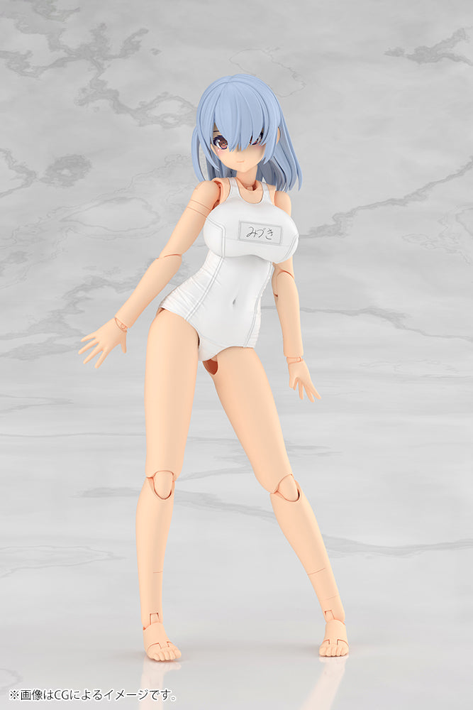 Frame Arms Girl Mizuki (School Swimsuits White Ver.) Model Kit