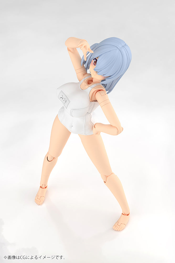 Frame Arms Girl Mizuki (School Swimsuits White Ver.) Model Kit