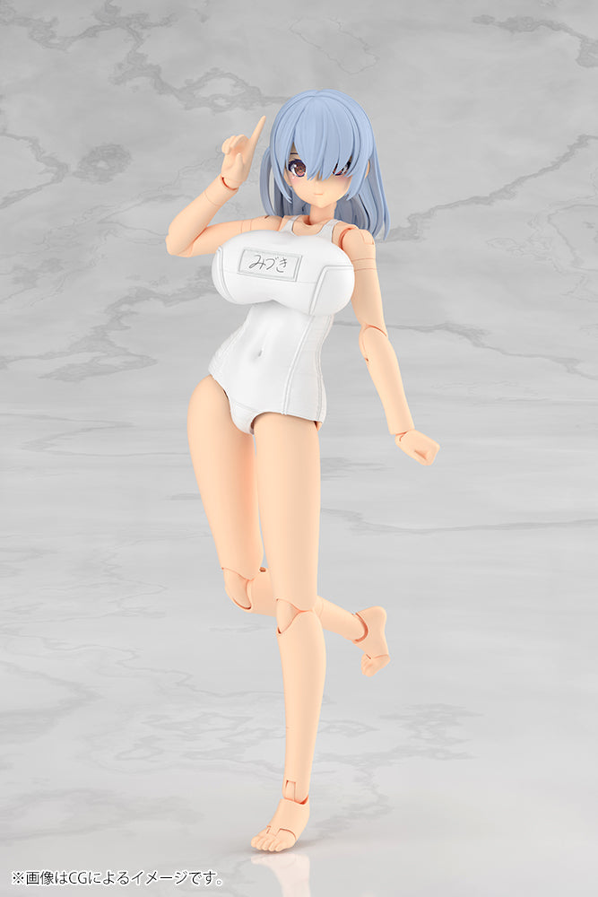 Frame Arms Girl Mizuki (School Swimsuits White Ver.) Model Kit