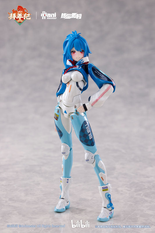 2233 Speed Slipstream Bilibili 22 (Bainianji Motorcycle Ver.) 1/12 Scale Action Figure Set