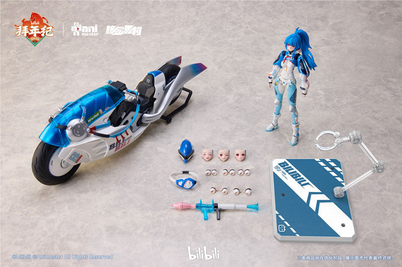 2233 Speed Slipstream Bilibili 22 (Bainianji Motorcycle Ver.) 1/12 Scale Action Figure Set