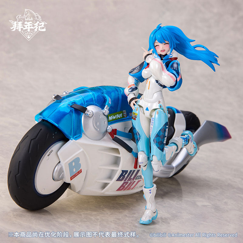 2233 Speed Slipstream Bilibili 22 (Bainianji Motorcycle Ver.) 1/12 Scale Action Figure Set