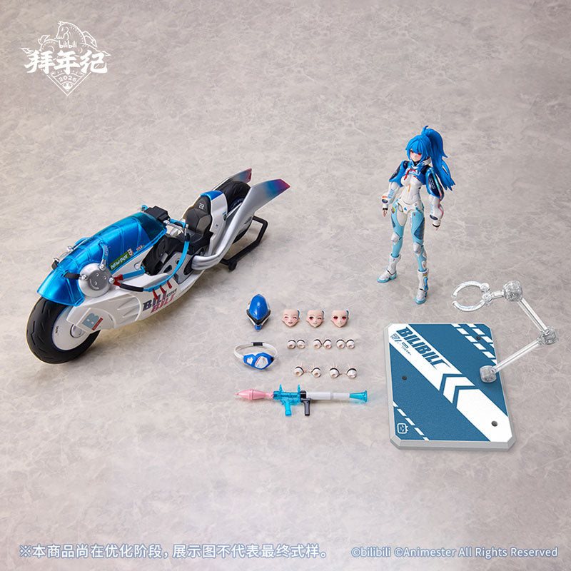 2233 Speed Slipstream Bilibili 22 (Bainianji Motorcycle Ver.) 1/12 Scale Action Figure Set