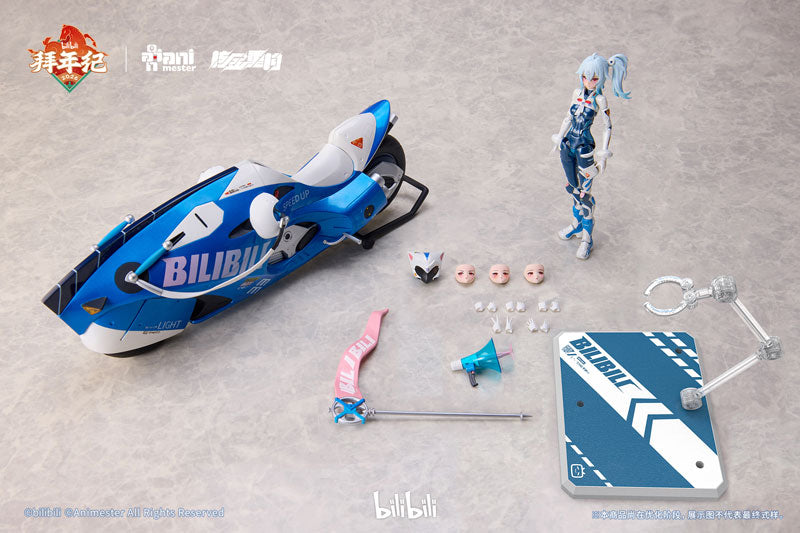 2233 Speed Slipstream Bilibili 33 (Bainianji Motorcycle Ver.) 1/12 Scale Action Figure Set