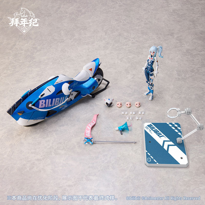 2233 Speed Slipstream Bilibili 33 (Bainianji Motorcycle Ver.) 1/12 Scale Action Figure Set