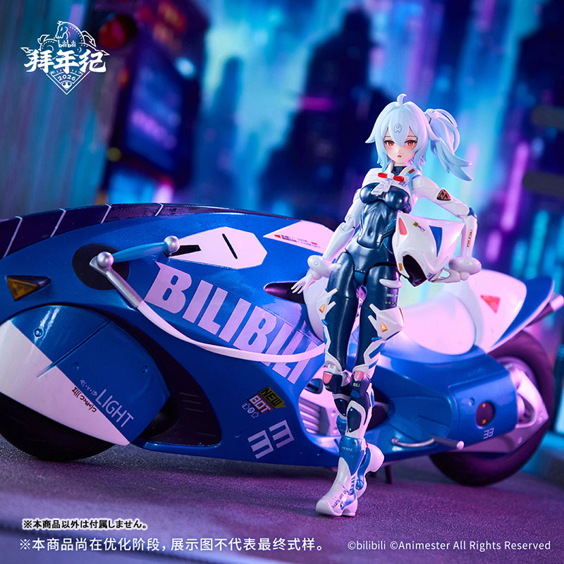 2233 Speed Slipstream Bilibili 33 (Bainianji Motorcycle Ver.) 1/12 Scale Action Figure Set