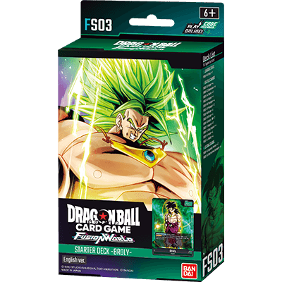 Dragon Ball Super Trading Card Game Fusion World Broly Starter Deck