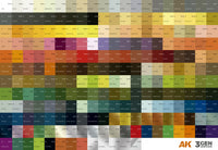 AK Interactive 3G Acrylics Briefcase - 236 Colors Full Range