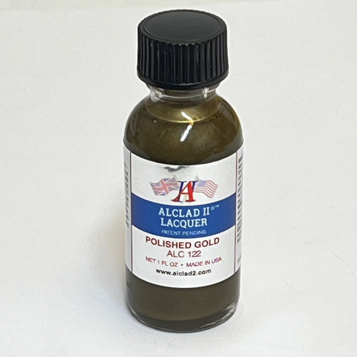 Alclad II 1oz. Bottle Polished Gold Lacquer ALC-122