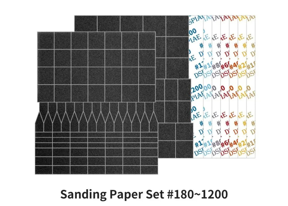 DSPIAE MSP-ESS Full Grid Sanding Paper for Reciprocating Sanding Tool