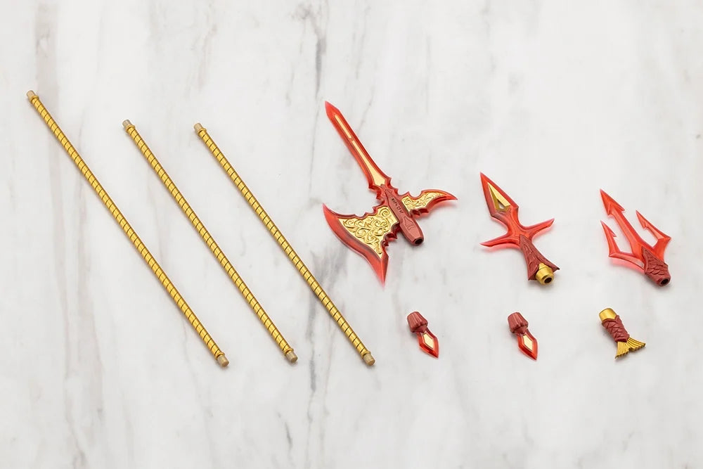 M.S.G. Modeling Support Goods Virtuous Style 11 Pole Weapon Set (Flamerite Ver.)