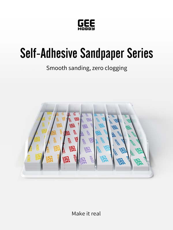 GEE Hobby GH-SP-S01 Self-Adhesive Sandpaper Set