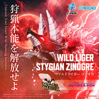 Zoids x Monster Hunter Synergenex Series Wild Liger Stygian Zinogre Model Kit