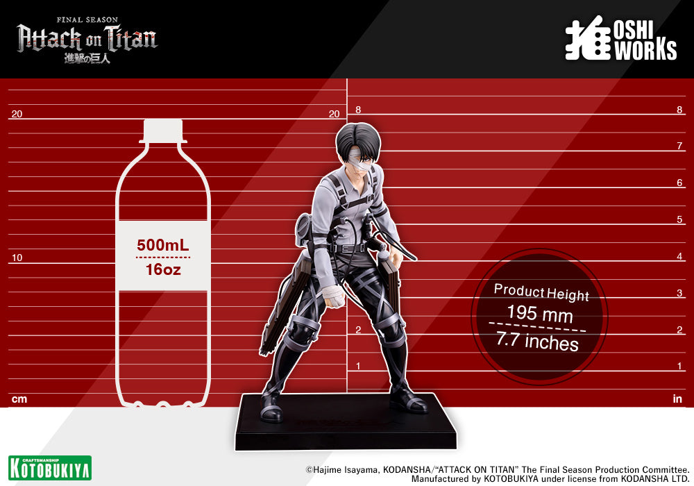 Attack on Titan Oshi Works Levi Ackerman (The Final Season Ver.) Figure
