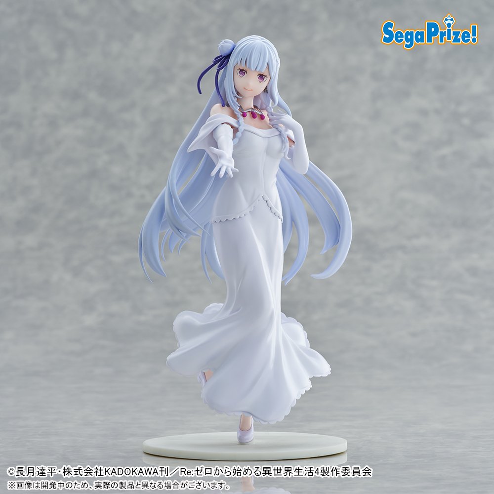 Re Zero Starting Life in Another World XStellar Emilia (Wedding Dress) Figure