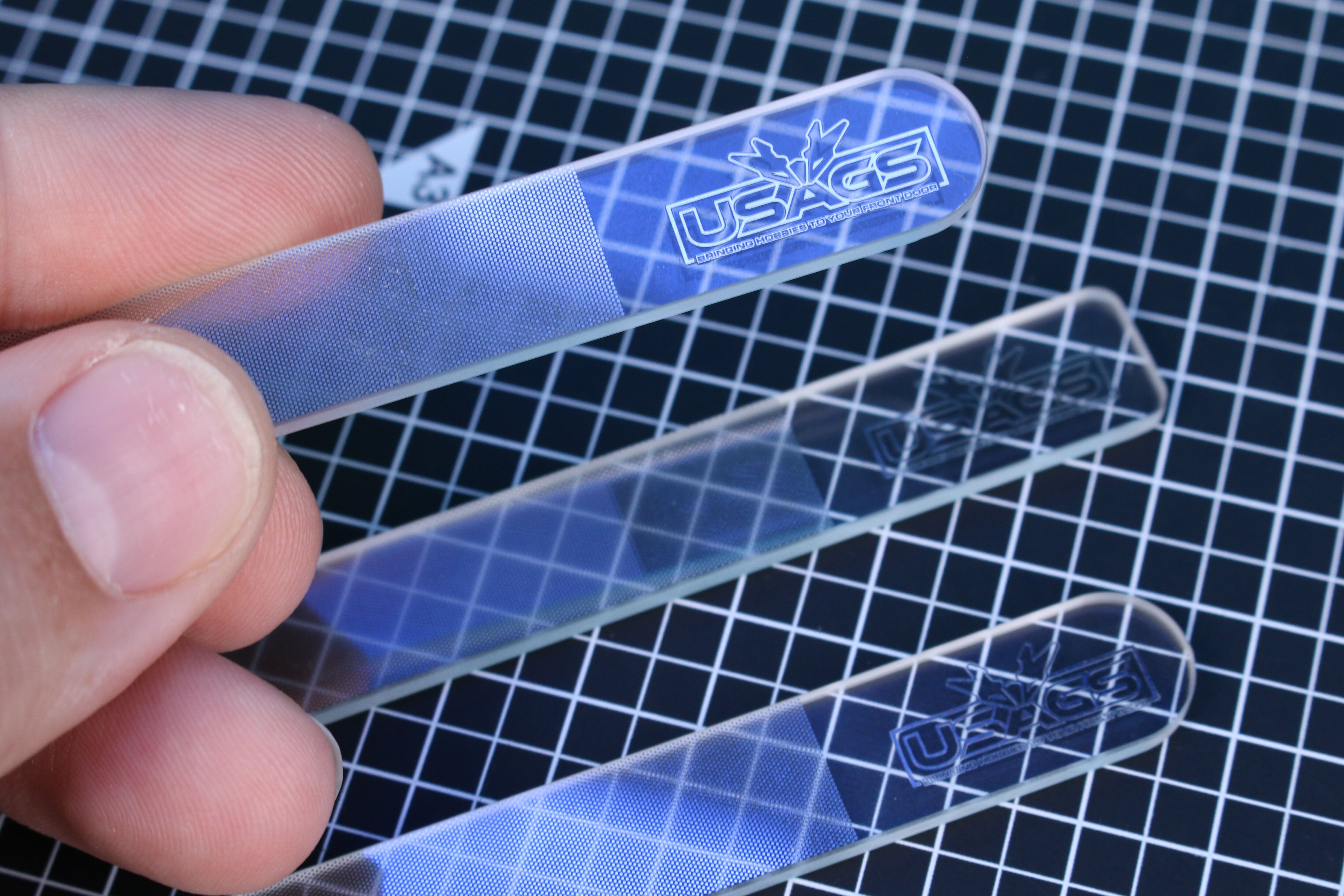 Yiju Precision Glass File for Gundam Model Rustproof DIY Hobby Polishing  and for Plane Kits Washable Hand Tools , Round 