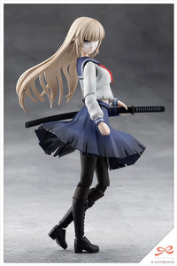 Sousai Shoujo Teien Kuon Yakushiji (Maria Kagaribi Damage Ver.) (School Girl Emulation) 1/10 Scale Model Kit