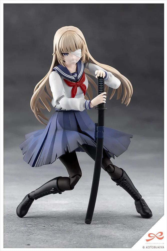 Sousai Shoujo Teien Kuon Yakushiji (Maria Kagaribi Damage Ver. School Girl Emulation) 1/10 Scale Model Kit