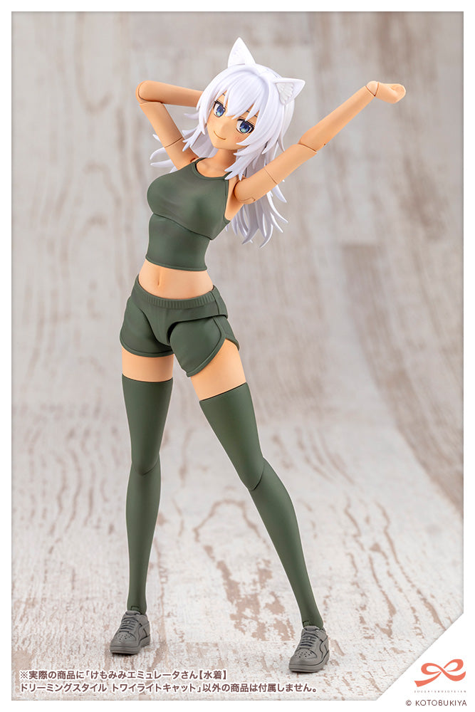 Sousai Shoujo Teien Animal Ears Emulator (Swim Style) Dreaming Style Twilight Cat 1/10 Scale Model Kit