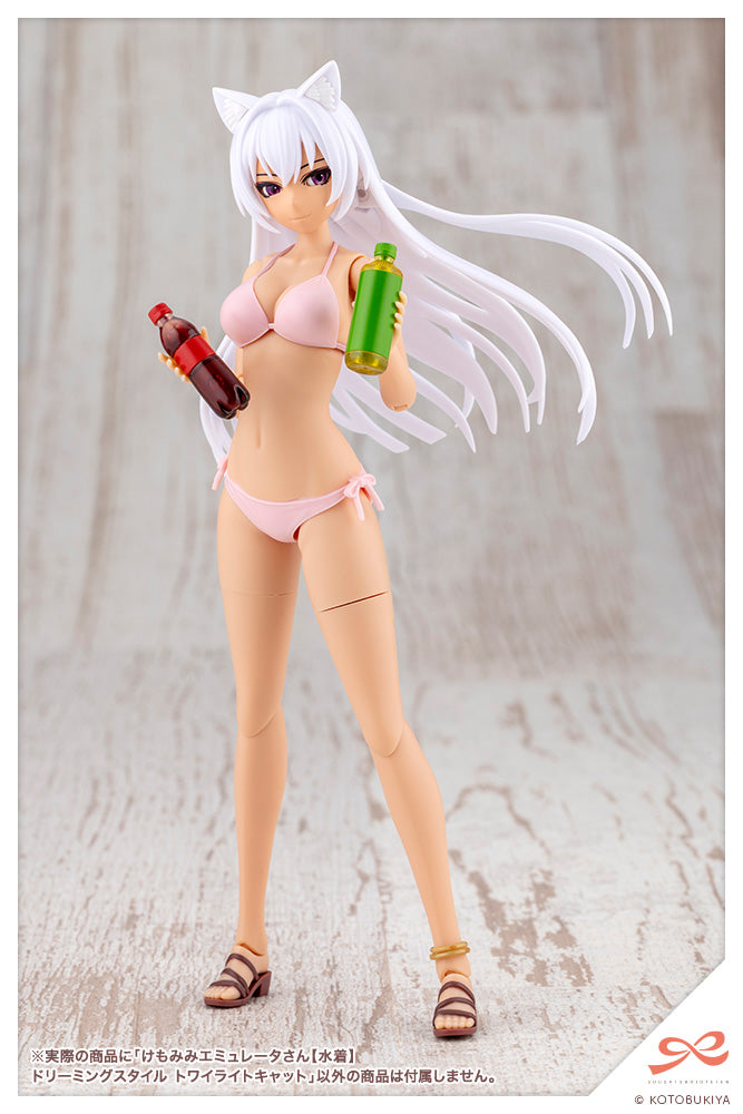 Sousai Shoujo Teien Animal Ears Emulator (Swim Style) Dreaming Style Twilight Cat 1/10 Scale Model Kit