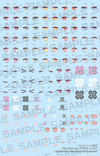 Megami Device M.S.G PUNI MOFU Long Eye Decal Set