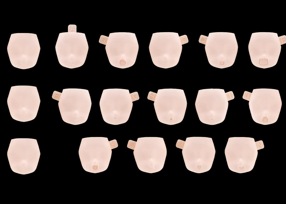 Megami Device M.S.G. 10 Puni☆Mofu 01 Skin Color B Face Set
