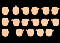 Megami Device M.S.G. 10 Puni☆Mofu 01 Skin Color D Face Set