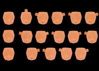 Megami Device M.S.G. 10 Puni☆Mofu 01 Skin Color E Face Set