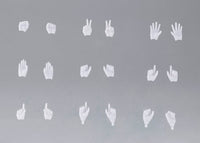 Megami Device M.S.G. 09 Skin Color White Hand Set