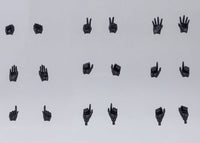 Megami Device M.S.G. 09 Skin Color Black Hand Set