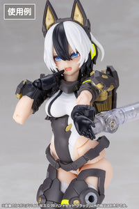 Megami Device M.S.G. 09 Skin Color Black Hand Set
