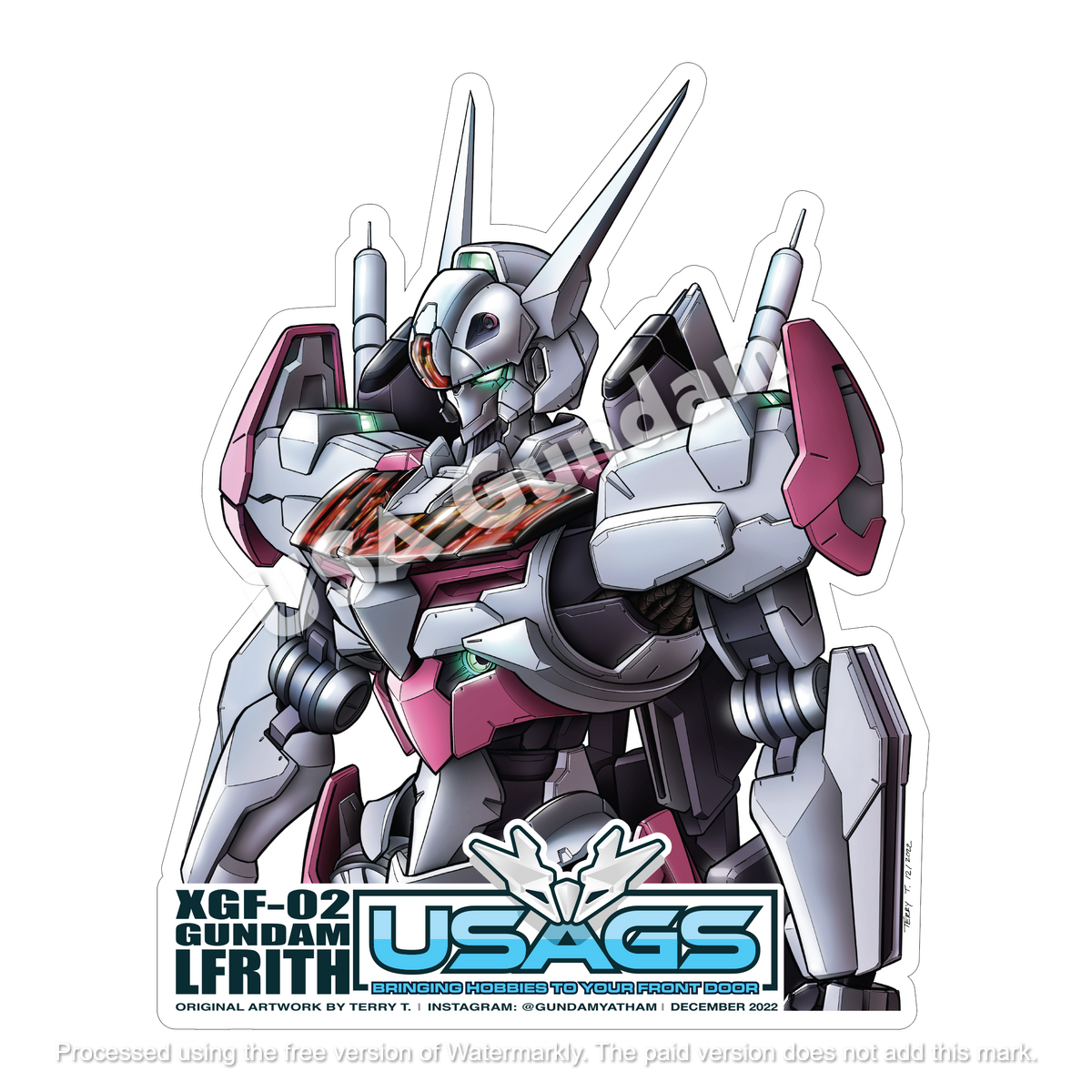 Gundam Lfrith Sticker