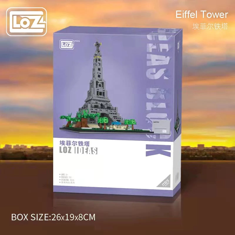 LOZ Architecture Mini Blocks 1929 Eiffel Tower