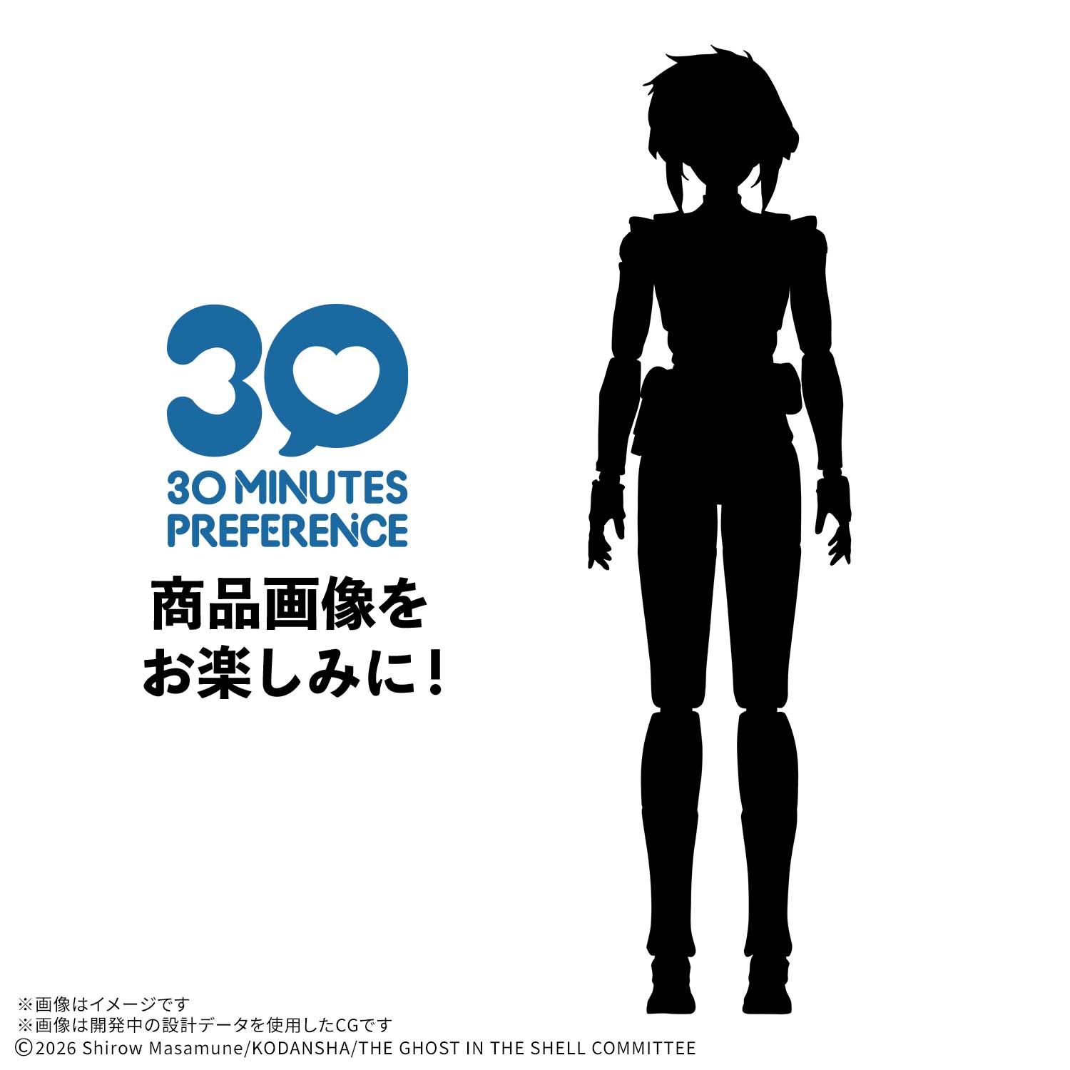 The Ghost in the Shell 30 Minutes Preference Motoko Kusanagi Model