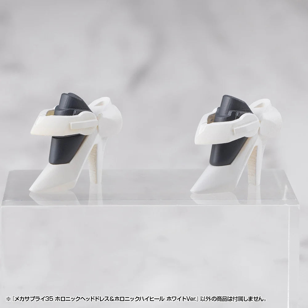M.S.G. Modeling Support Goods Mecha Supply 35 Holonic Headdress & Holonic High Heels (White Ver.)
