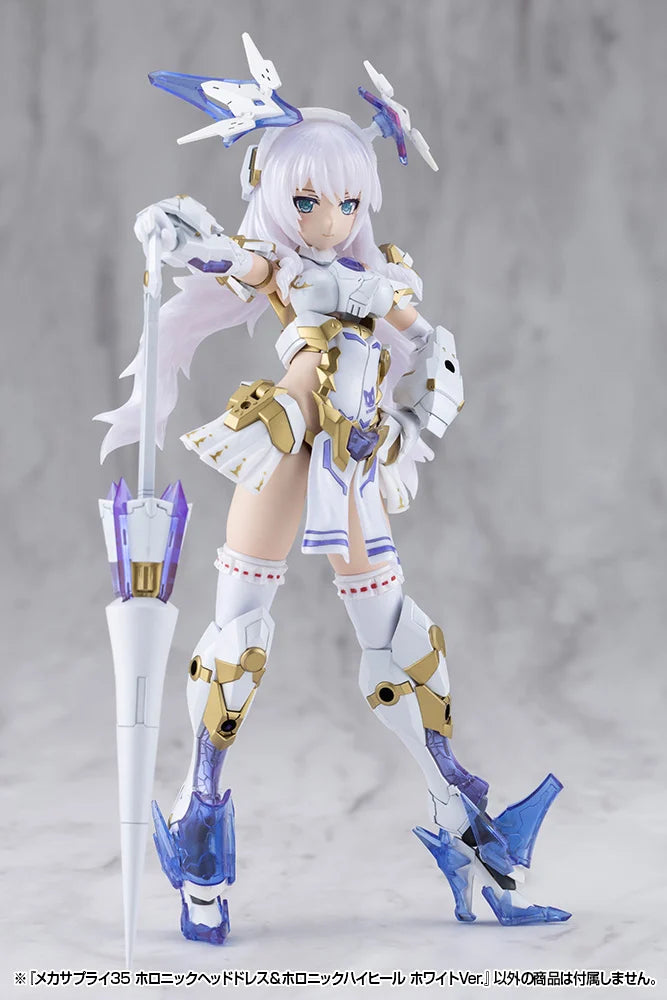 M.S.G. Modeling Support Goods Mecha Supply 35 Holonic Headdress & Holonic High Heels (White Ver.)