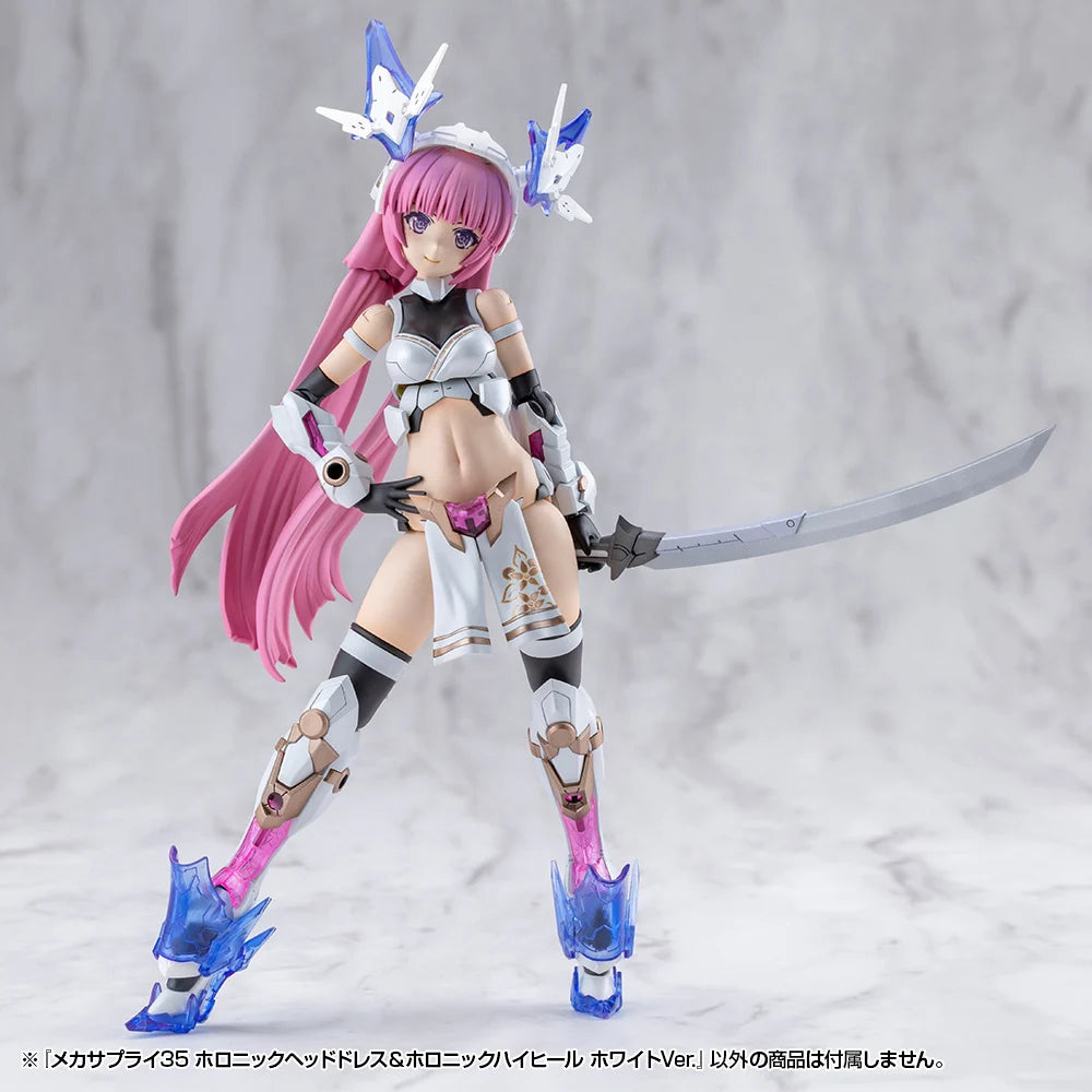 M.S.G. Modeling Support Goods Mecha Supply 35 Holonic Headdress & Holonic High Heels (White Ver.)