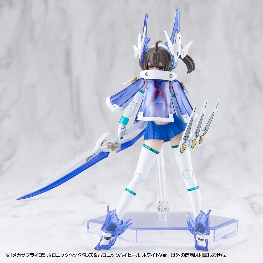 M.S.G. Modeling Support Goods Mecha Supply 35 Holonic Headdress & Holonic High Heels (White Ver.)