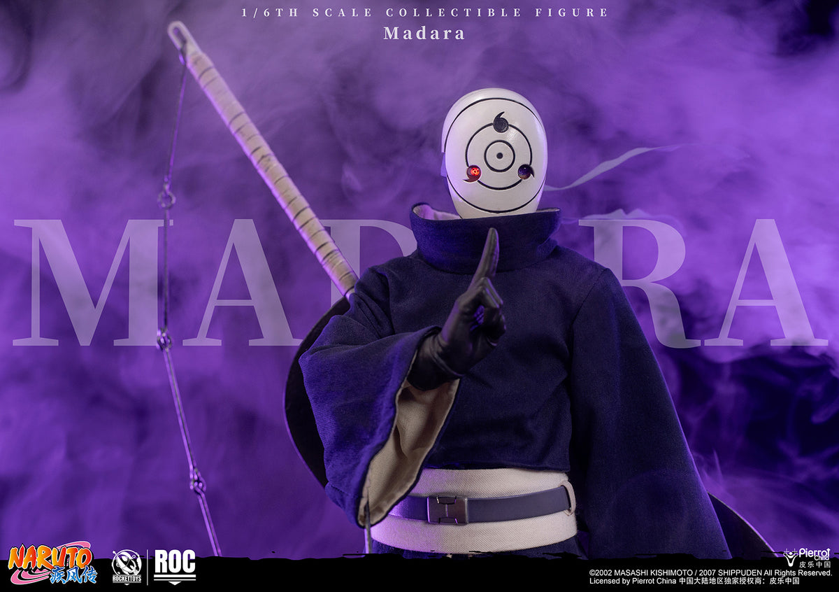 Naruto Shippuden Madara Uchiha (White Mask Ver.) 1/6 Scale Action Figure