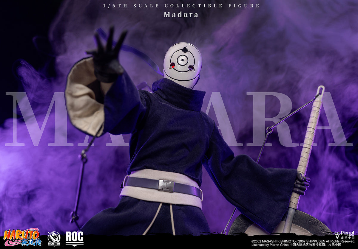 Naruto Shippuden Madara Uchiha (White Mask Ver.) 1/6 Scale Action Figure